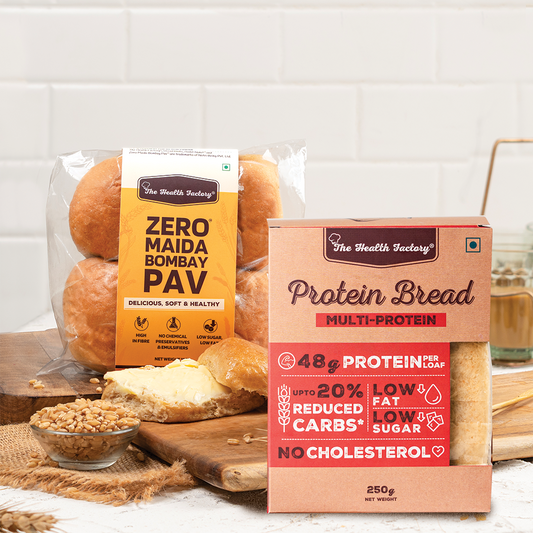 Zero Maida Bombay Pav + Protein Bread - Multi-Protein